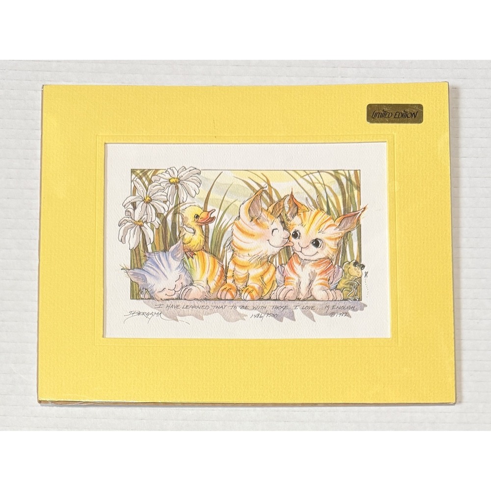 JODY BERGSMA - I have Learned to be with Those‎ I Love Limited Edition 1486/7500